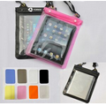 PVC Waterproof Pouch with Lanyard for iPad and Samsung Tab
